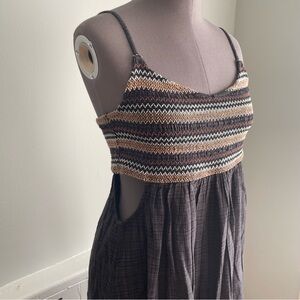 Roxy Hot Tropics cut out maxi dress